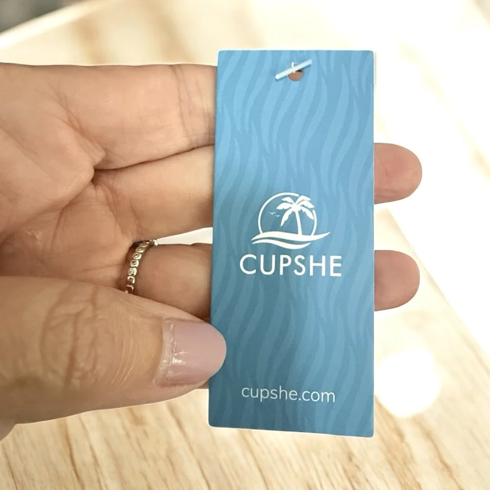 Women’s Cupshe Navy Blue Cover Up Dress! Small! - Picture 5 of 8